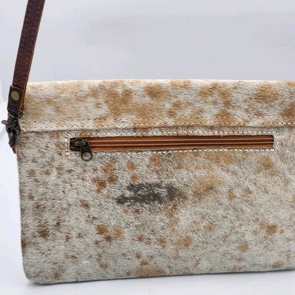 American Darling Envelope Hair-On Genuine Leather Western Purse -‎ ADBGZ141BKW - Picture 3 of 4